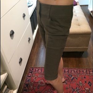 Alice + Olivia green surfer Bermuda shorts